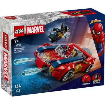 LEGO MARVEL 76336 Spider-Man-auto vs. Venomized Wolverine