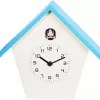 NeXtime klok 3108bl Birdy, 24,5x25,5x9,8 cm, wand, blauw/wit