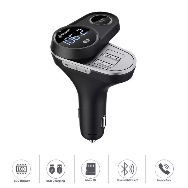 Tellur FMT-B5 FM-zender, zwart