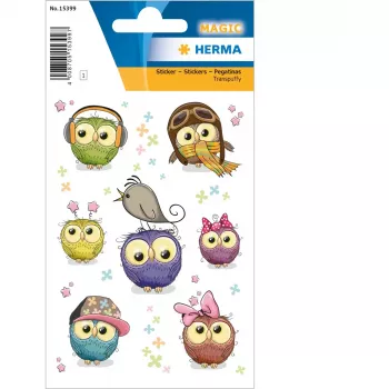 Decoratieve sticker HERMA 15399 veelkleurig vogelpatroon