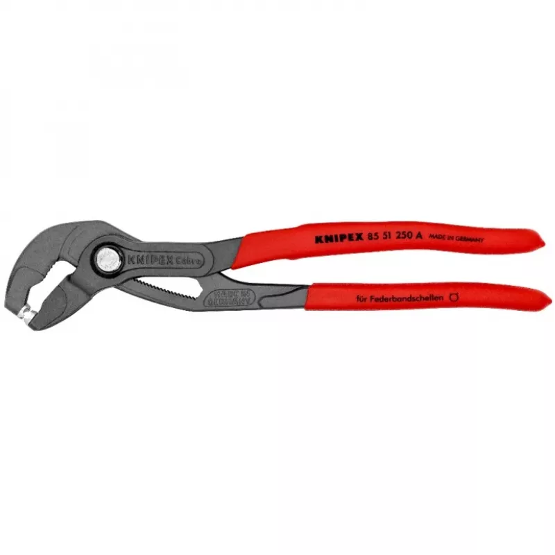 Knipex veerbandschellentang totale lengte 250 mm max. spanwijdte 70 mm instellingen 25