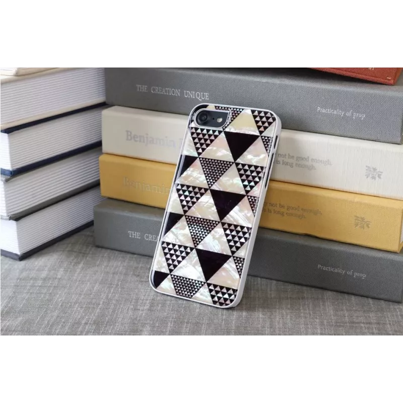 iKins hoesje voor Apple iPhone 8/7 – wit piramidedesign