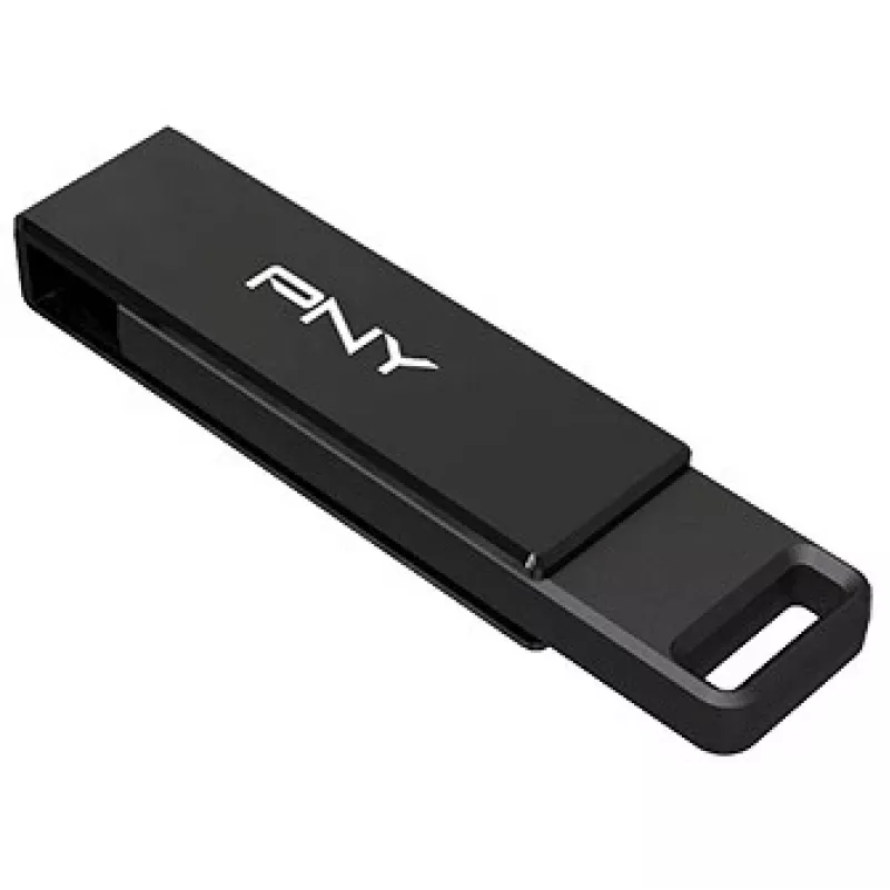 PNY Elite-X USB-stick 64 GB USB Type-C 3.2 Gen 1 (3.1 Gen 1) zwart (P-FDI64GELTXC-GE)