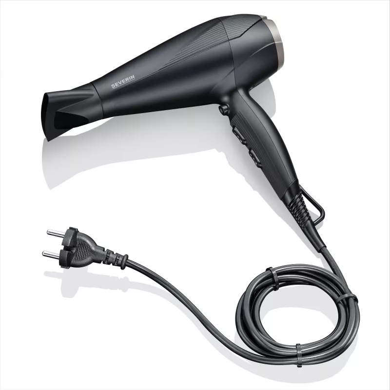 Severin HT 0167 haardroger, 2300 W, zwart/zilver