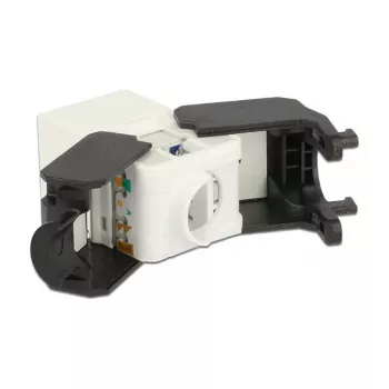 Delock 86266 Keystone-module RJ45 naar LSA Cat.6A UTP, wit