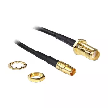 Coaxkabel DeLOCK 88577 0,2m SMA MCX zwart