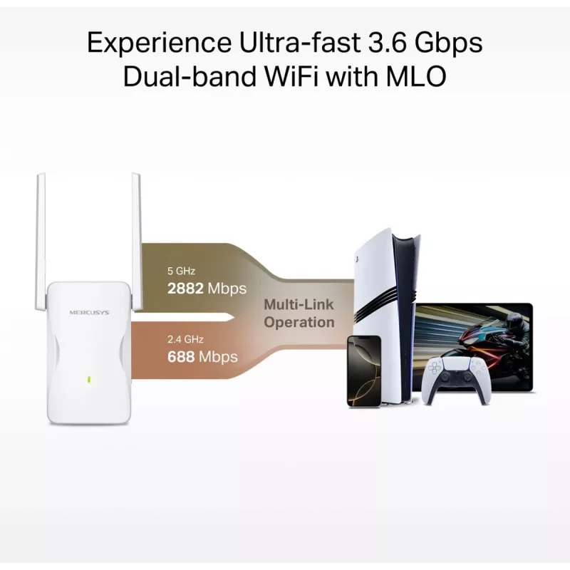 Mercusys ME25BE BE3600 Wi-Fi 7 Range Extender