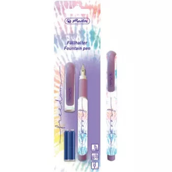 Vulpen Herlitz New Batik Freedom patroon paars wit