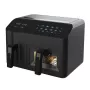 Elektrische heteluchtfriteuse Maestro MR-760 – tafelmodel met dubbele constructie, 3,5 L + 6 L, touchbediening, 2000–2400 W, zwart