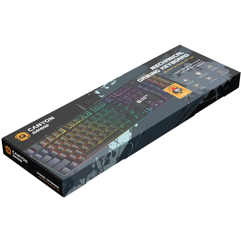 CANYON toetsenbord Cometstrike GK-55 EN/RU bedraad