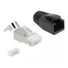 DeLOCK 66903 kabelverbinder RJ-45 zwart metaalachtig stekker 25 stuks