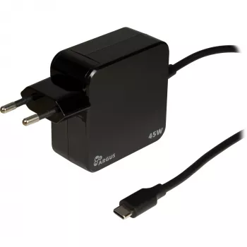 Oplader Inter-Tech PD-2045 universeel zwart AC voor binnen 20V USB-C