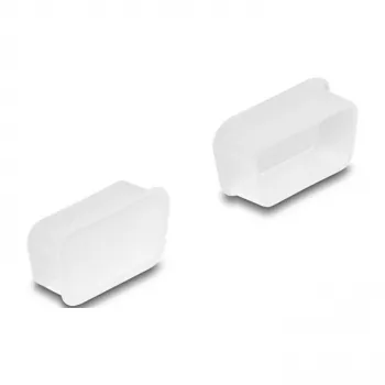 DeLOCK 67121 poort-stofkap 2 stuks VGA transparant PVC