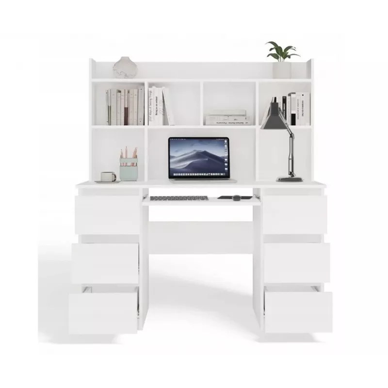 KUBA bureauset + extension piece, wit