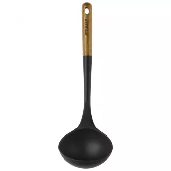 Stoflepel - 31 cm, bruin-zwart