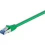 Wentronic Goobay CAT 6a patchkabel, S/FTP (PiMF), groen, 7,5 m – LSZH halogeenvrij, koper (93849)