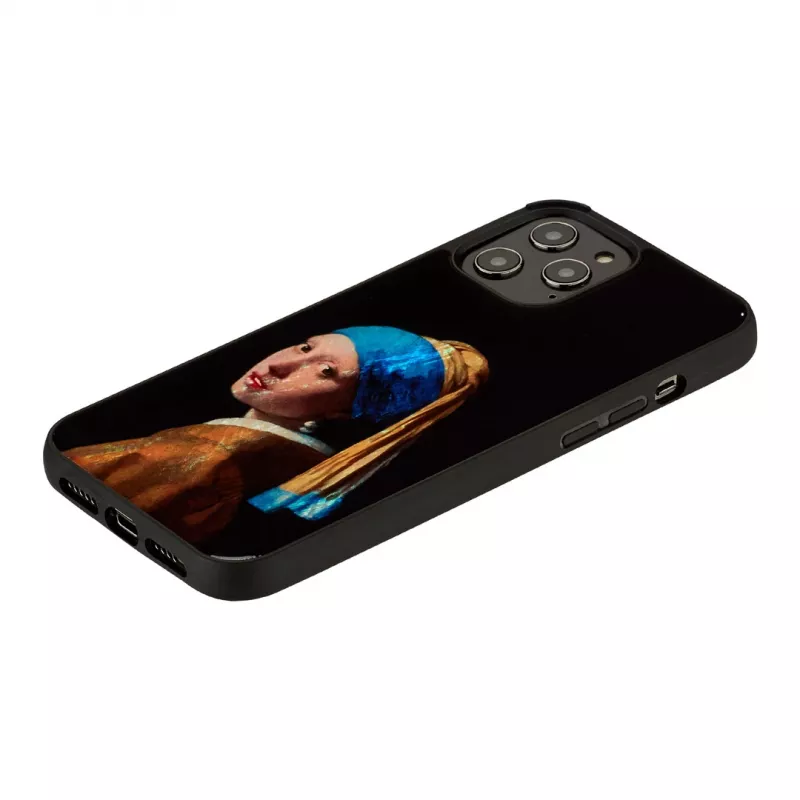 iKins hoesje voor Apple iPhone 12 Pro Max met design Het meisje met de parel