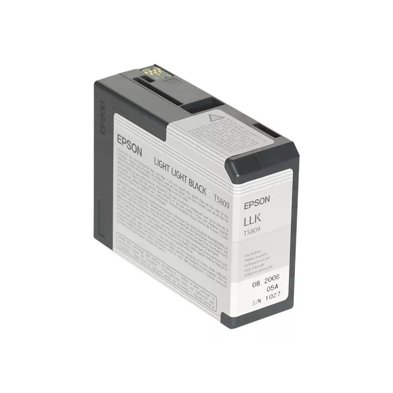 Epson Singlepack Light Light Black T580900, licht lichtzwart, pigmentinkt, 80 ml, 1 stuk