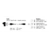 USB-kabel DeLOCK 88165 1 m USB A zwart
