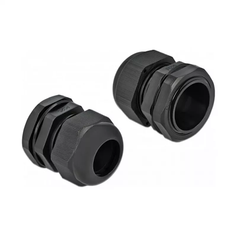 Kabelwartel DeLOCK 60224 zwart kunststof 10 stuks