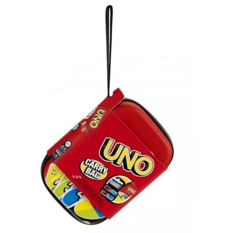 Theo Klein 5901 kaartdoosje voor Uno-kaarten, rood/zwart