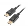Lanberg DisplayPort-kabel 19 pin V1.2 4K, 1M | CA-DPDP-10CC-0010-BK | DisplayPort naar DisplayPort