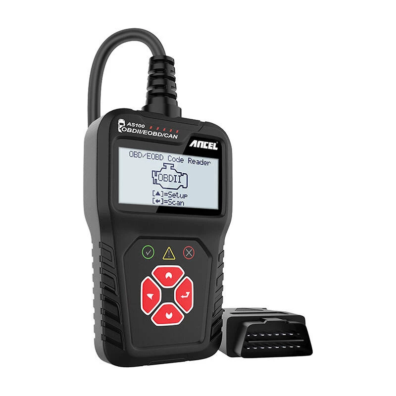 OBD2-diagnoseapparaat Ancel AS100/AC100, multi-protocol-ondersteuning, compacte handheld-uitvoering