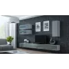 Cama kast VIGO 90 gesloten 90/35/32 wit/grijs glanzend