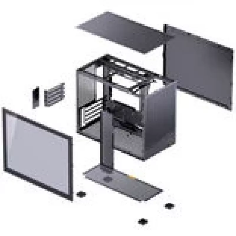 Computerbehuizing Jonsbo D32 STD Mini Case mATX zwart