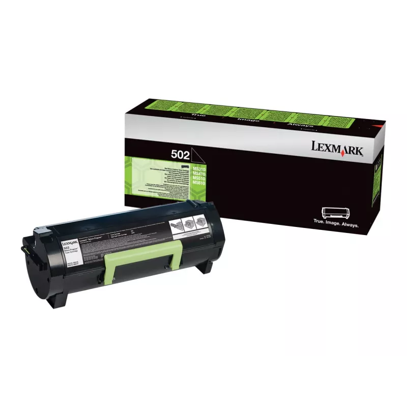 Toner Lexmark 502 1500 pagina's zwart