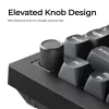 Mechanisch 75%-toetsenbord Keychron V1 Ultra 8K — QWERTY, Bluetooth & kabel, RGB, zwart