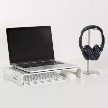 Laptopstandaard LogiLink BP0033 zilver