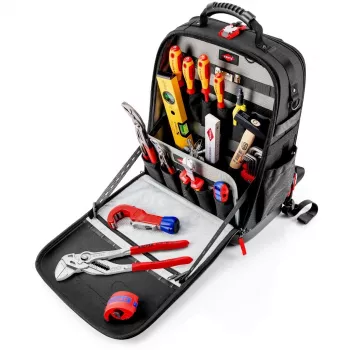 Rugzakmodule Knipex X18 sanitair duurzaam ontwerp compact formaat voor gereedschapsopberging