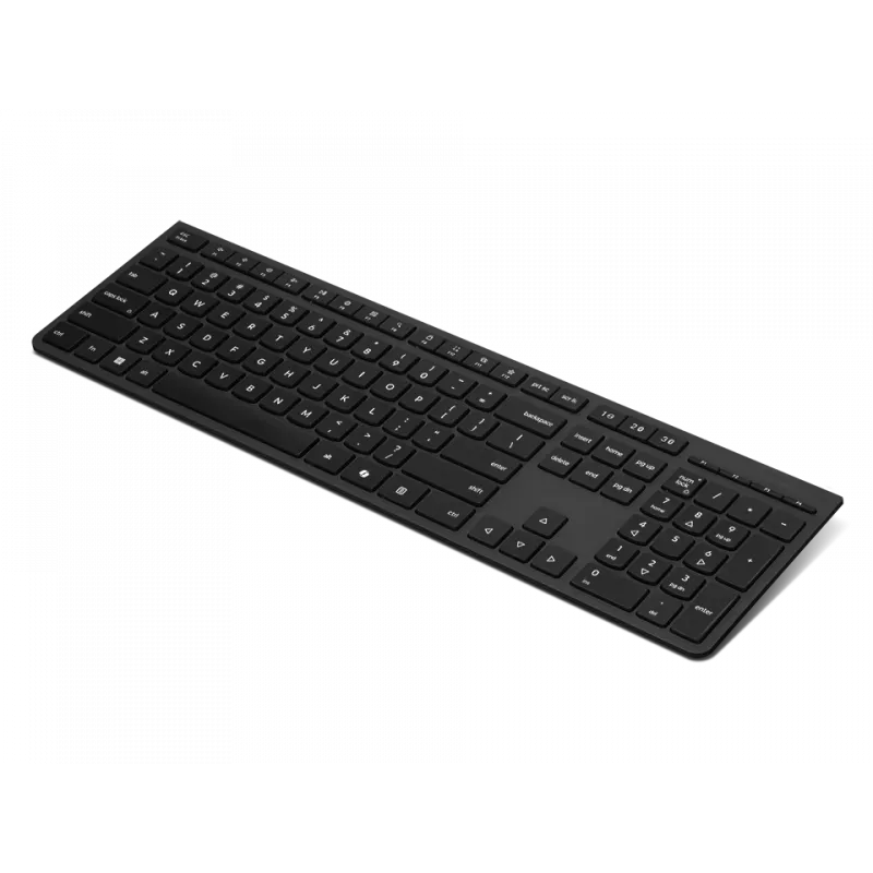 Lenovo Professional Wireless Rechargeable Keyboard AI Draadloos oplaadbaar toetsenbord, Ests toetsenbordindeling, grijs (4Y41R64545)