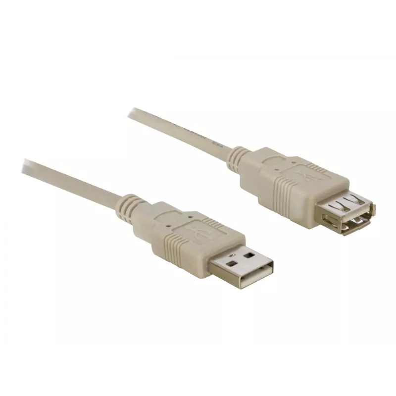 USB 2.0-verlengkabel DeLOCK 82240 3m grijs