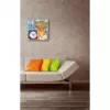NeXtime klok 8170 Go van Go, 43x43 cm, wand, meerkleurig