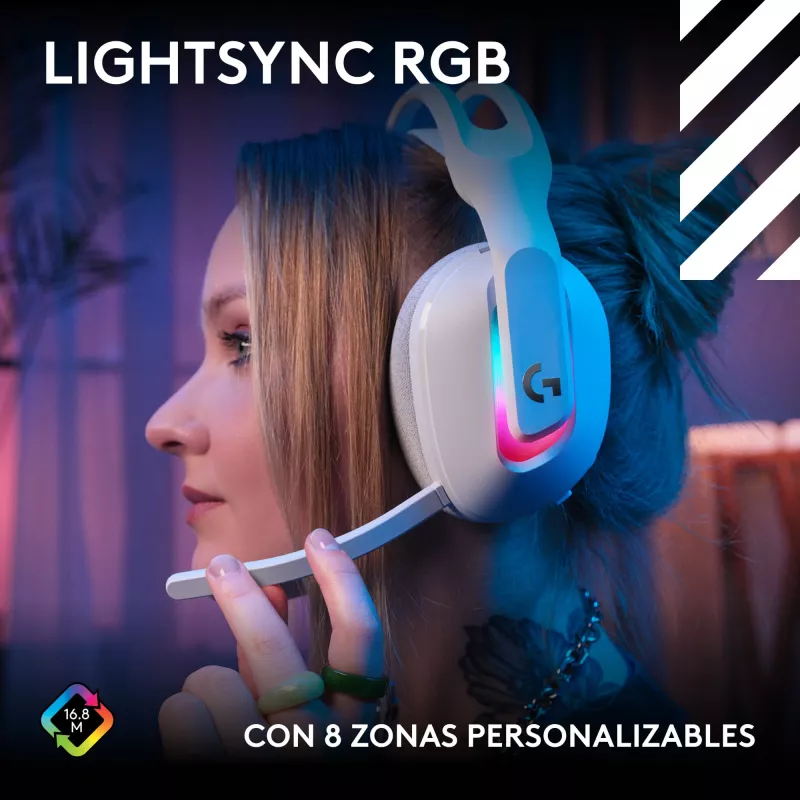Logitech G Astro A20 draadloze en bedrade hoofdtelefoon wit