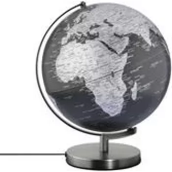 Tafelglobe TROIKA G3011T-BKSI/CB — compacte tafelglobe voor op het bureau