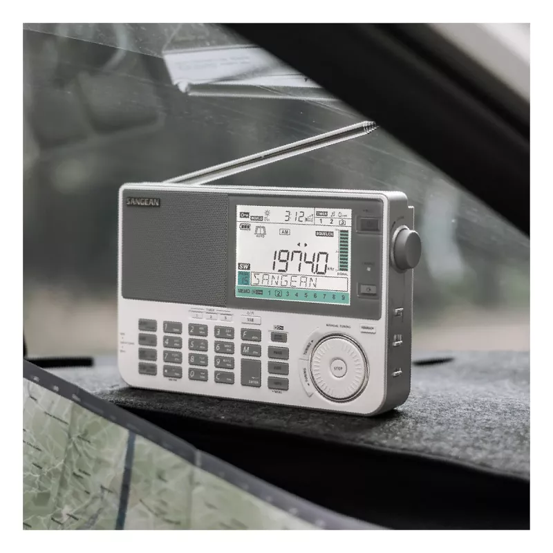 Draagbare radio Sangean ATS-909 X2 — wit — AM FM SW digitale tuner