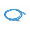 Netwerkkabel LANBERG PCU6-10CC-0200-B Cat6 U/UTP RJ-45 naar RJ-45 2 m blauw, CCA-ader, 250 MHz