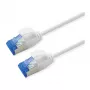 ROLINE Patchkabel Cat.6A (Klasse EA) S/FTP (PiMF), LSOH, PoE, wit, 0,5 m