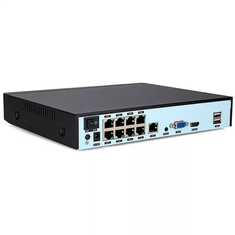 Netwerkvideorecorder FOSCAM FN9108HE 8-kanaals 5MP POE NVR zwart