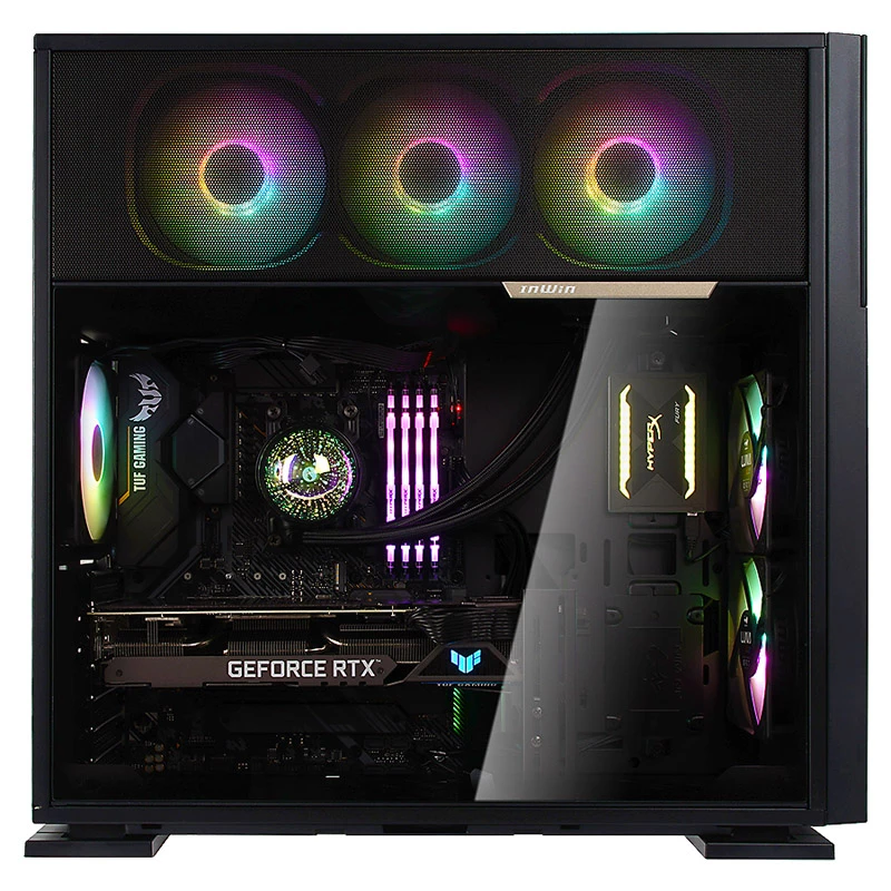 Computerbehuizing In Win IW-CS-515BLK-1AL120 Midi-Tower Zwart