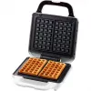 Wafelijzer Domo DO9222W 2 wafels 900 W zwart wit