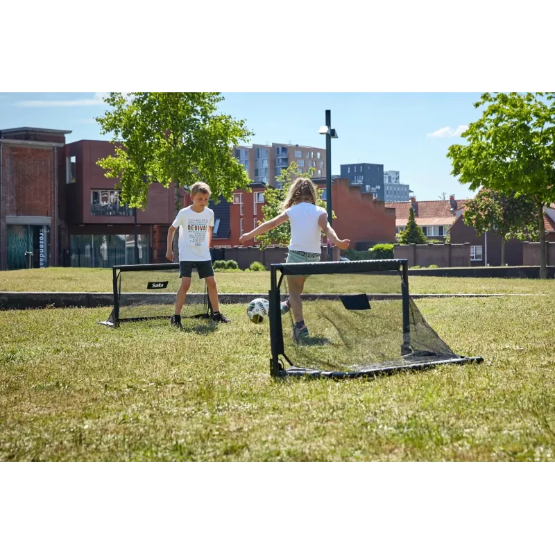 Salta Challenge opvouwbare voetbaldoelen 100 x 60 x 60 cm, 2 st.