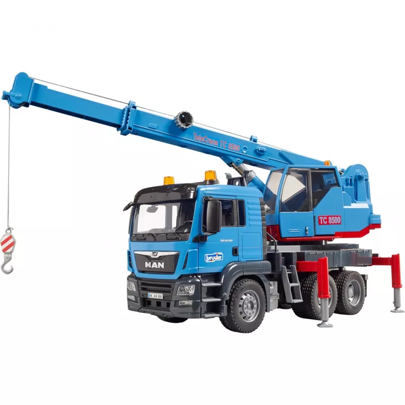 BRUDER MAN TGS kraanwagen blauw ABS 03771
