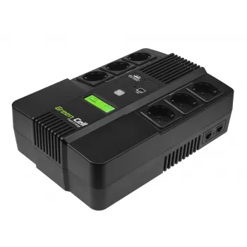 Green Cell AiO 800VA LCD UPS noodstroomvoorziening line-interactive 0,8 kVA 480 W 6 stopcontacten