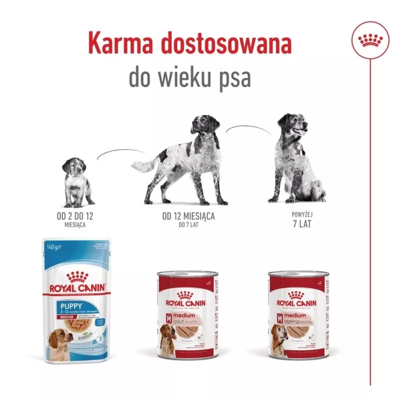 ROYAL CANIN SHN Medium Ageing loaf blik 410 g