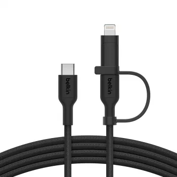 USB-kabel Belkin BoostCharge Pro 1,5 m USB-C USB-C/Lightning zwart