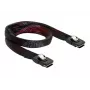SAS-kabel DeLOCK 83073 0,1 m zwart rood